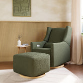 Kiwi Electronic Recliner and Swivel Glider | Boucle with USB Port