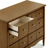 Liberty 6-Drawer Assembled Dresser | Natural Walnut