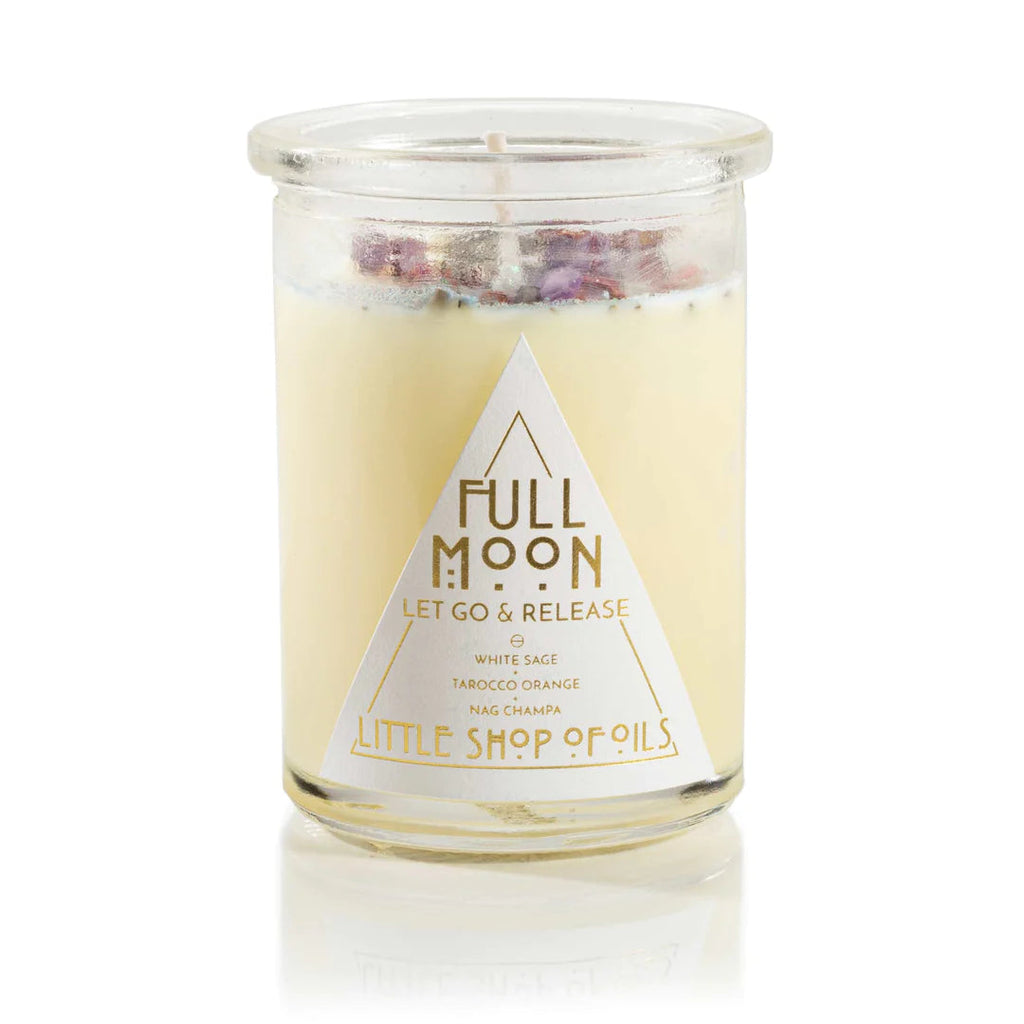Full Moon Ritual Candle Candle Little Shop of Oils 6 oz 