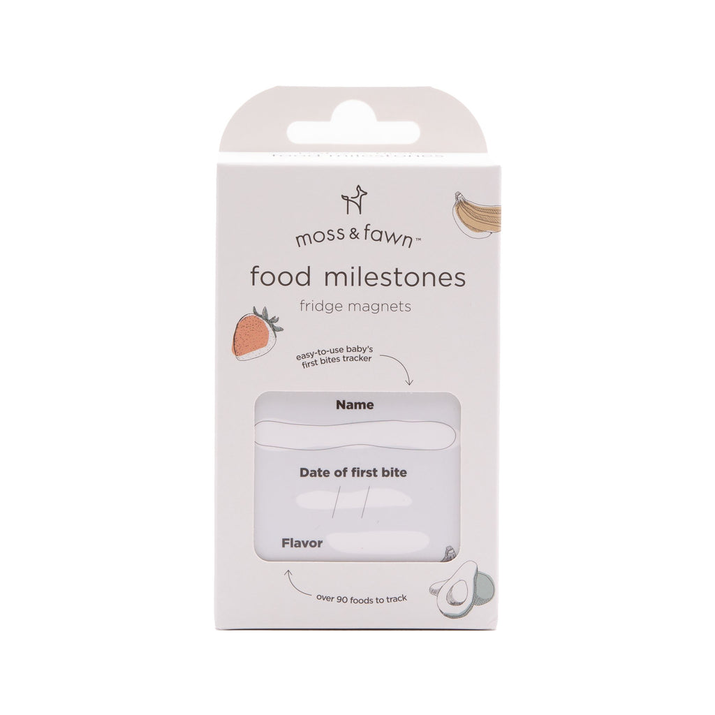 Food Milestones Magnet™ Nursing & Feeding Moss & Fawn 