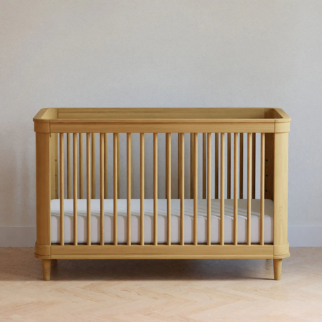 Marin with Cane 3-in-1 Convertible Crib | Honey