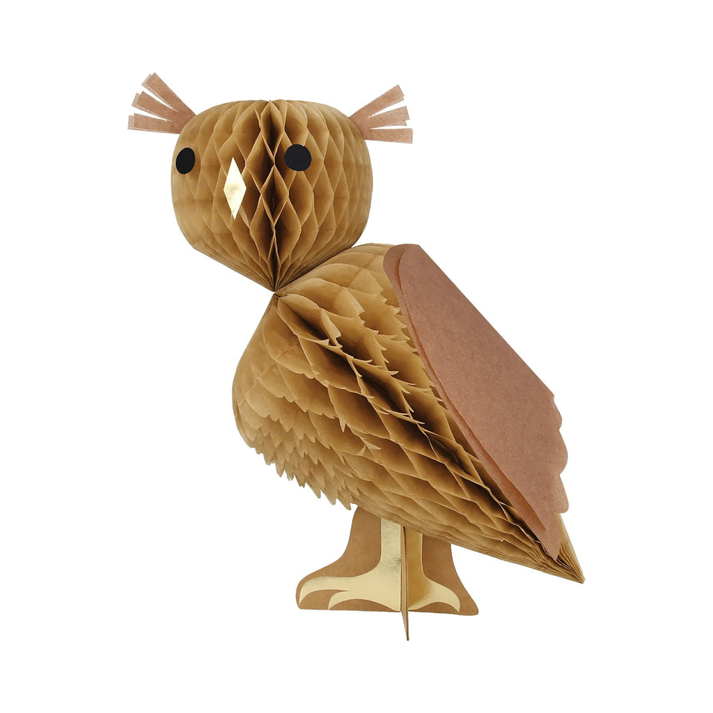 Honeycomb Owls Decorations Meri Meri 