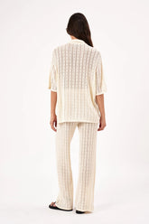 Milan Knit Shirt | Buttercream Blouses Rolla's 