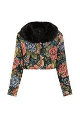 Monarch Cropped Jacket | Tapestry Jackets Unreal Fur Tapestry XS 