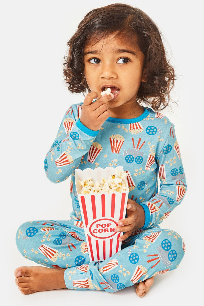Long Sleeve Pajama Set - Movie Night by Clover Baby & Kids Clover Baby & Kids 