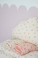 Muslin "Purple forget-me-not" Cloud Pillow Cushion moimili.us 
