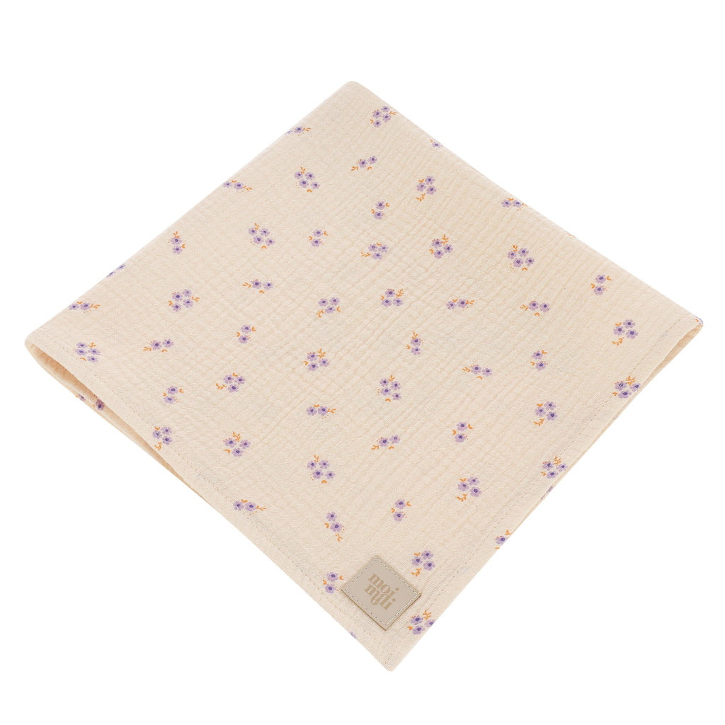 "Pink and purple forget-me-not" Muslin Nappies (Set of 2) Set of nappies moimili.us 