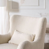 Solstice Swivel Glider | Ivory Boucle Rocking Chairs Babyletto 