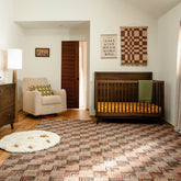 Palma 4-in-1 Convertible Crib with Toddler Bed Conversion Kit | Natural Walnut