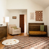 Palma 4-in-1 Convertible Crib with Toddler Bed Conversion Kit | Natural Walnut