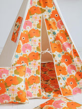 “Picnic with Flowers” Teepee Tent and Mat Set Set teepee with mat moimili.us 
