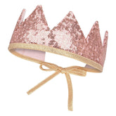 “Pink Sequins” Fairy-tale Crown Crown moimili.us 
