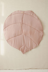 Linen “Powder Pink” Leaf Mat Mat moimili.us 
