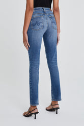 Mari | High Rise Slim Straight Jeans AG 