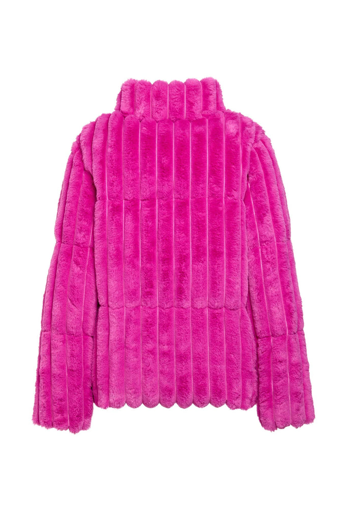 Recurrence Puffer Jacket | Fuchsia Jackets Unreal Fur 