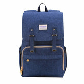 Canvas Diaper Backpack SUNVENO Navy 