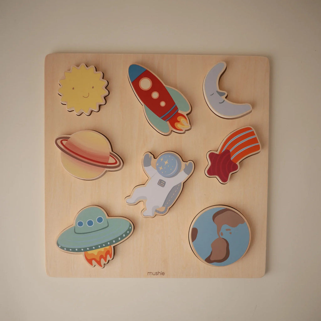 Wooden Space Puzzle Games & Puzzles Mushie 