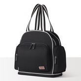 Large Capacity Expanding Diaper Bag SUNVENO Black 