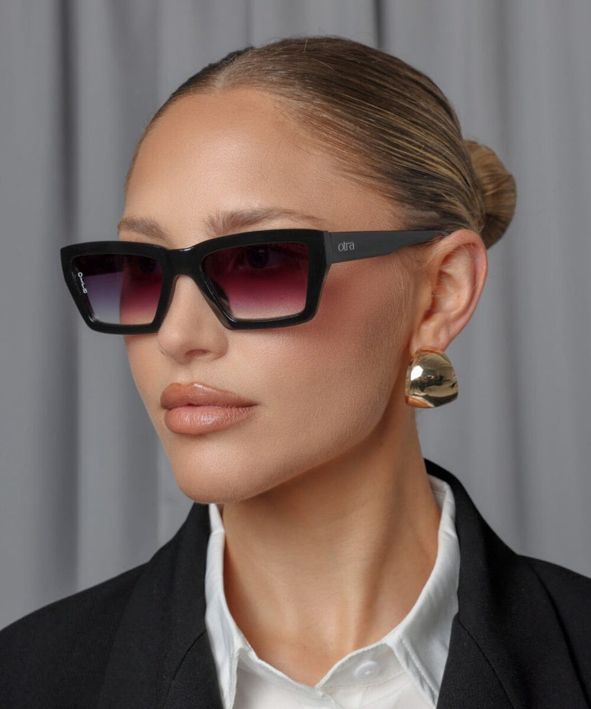 Fairfax | Black/ Smoke Fade Sunglasses Otra Eyewear 