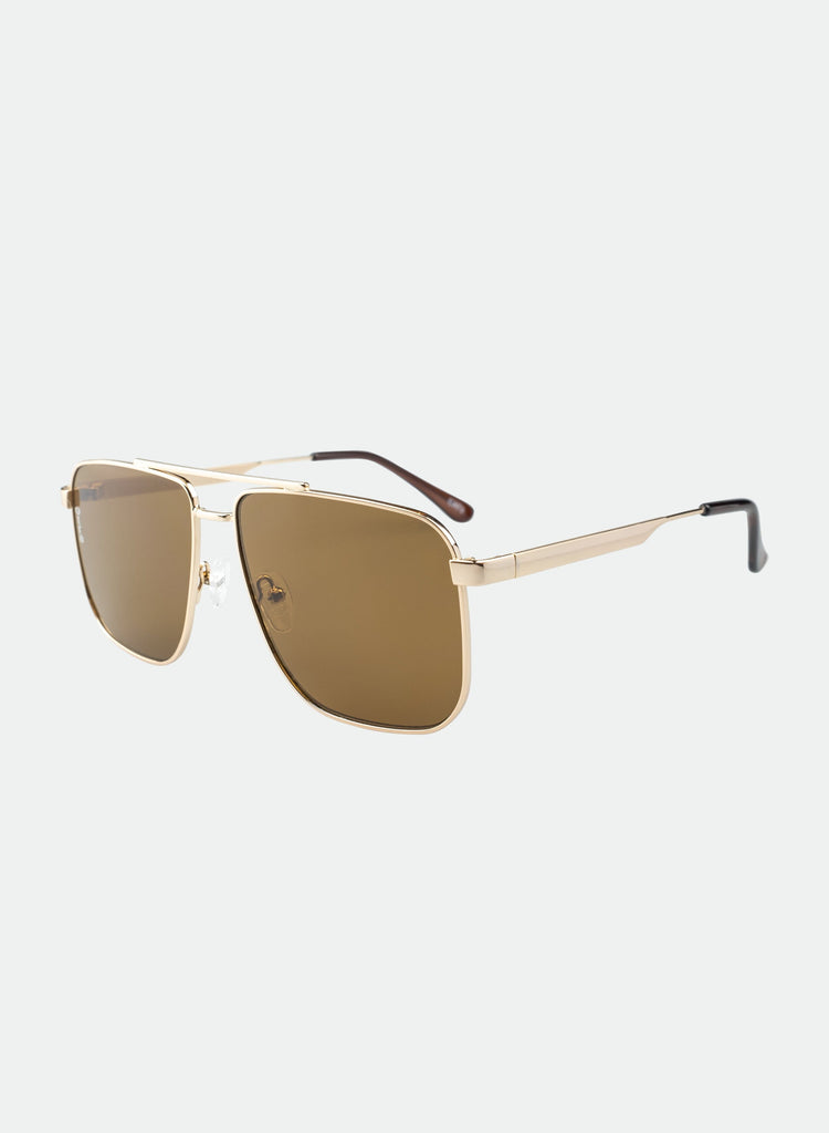 Sorrento | Gold/ Brown Sunglasses Otra Eyewear OS Gold/Brown 