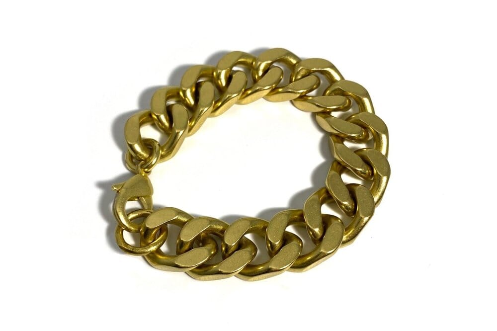 Chain Bracelet | Thick Curb 4.0 Bracelets Rachel Nathan Designs OS Gold 