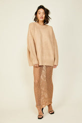 Glimmer Skirt | Bronze Skirts Line & Dot 