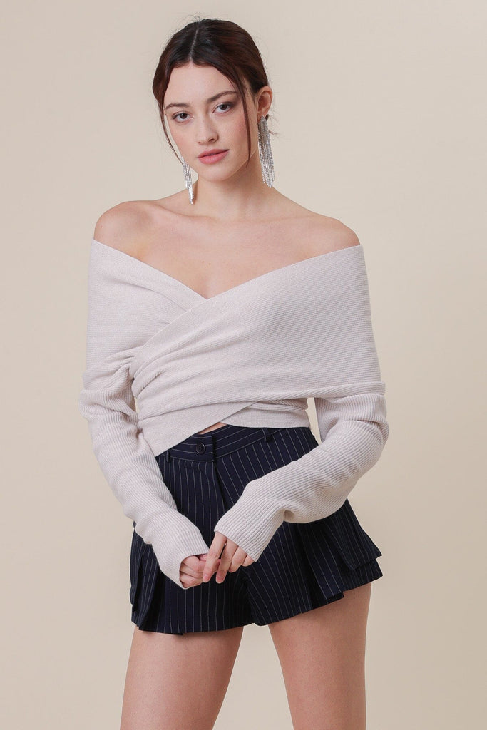 Beau Sweater | Ecru Sweaters Line & Dot XS Ecru 