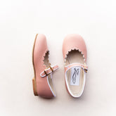 Scalloped Mary Jane - Blush Pink mary jane's Zimmerman Shoes 