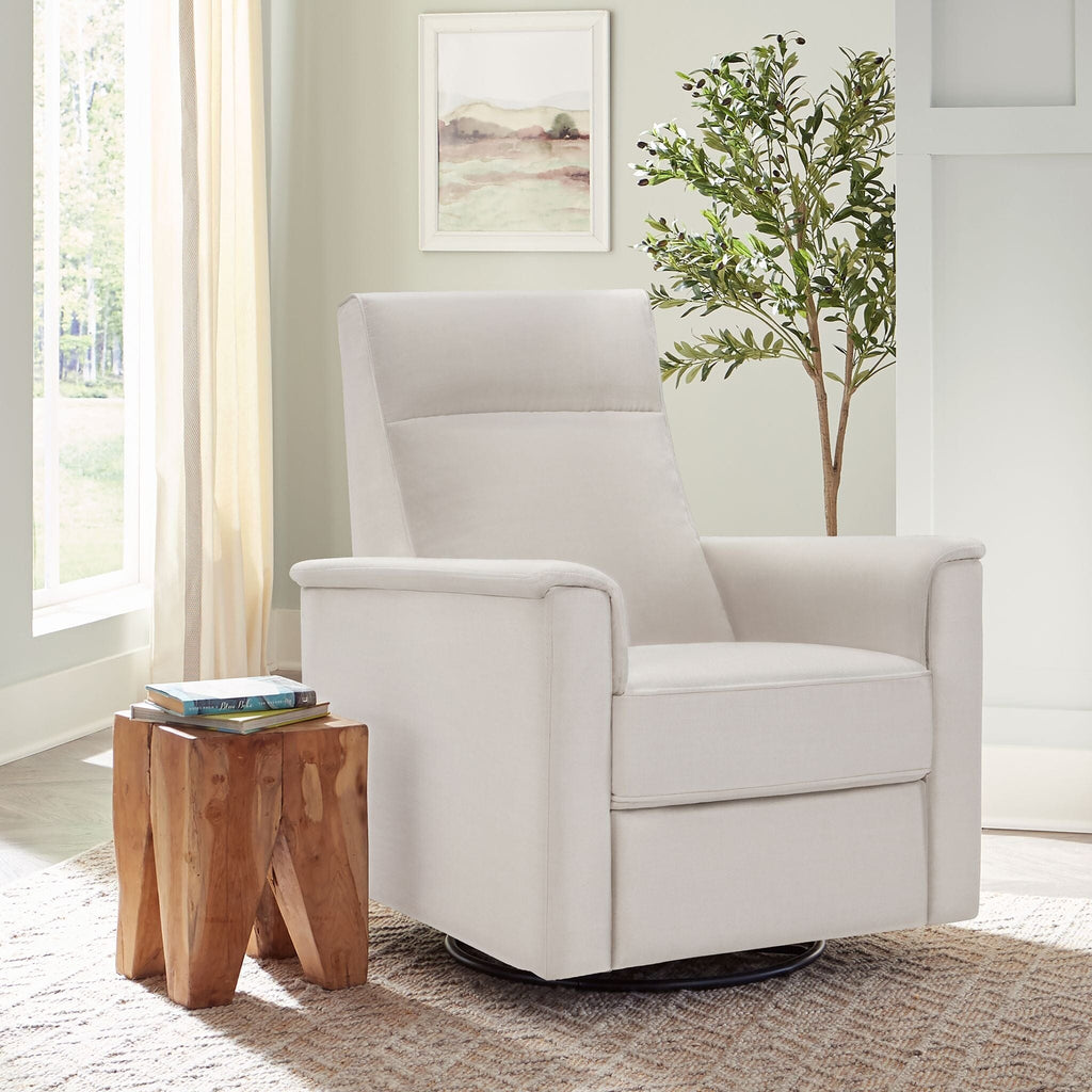 Willa Recliner in Eco-Performance Fabric | Water Repellent & Stain Resistant Cream