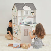 Wonderland Ariel 2-in-1 Dollhouse/Play Kitchen Set | Gray