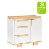 Yuzu 3-Drawer Changer Dresser | White / Natural
