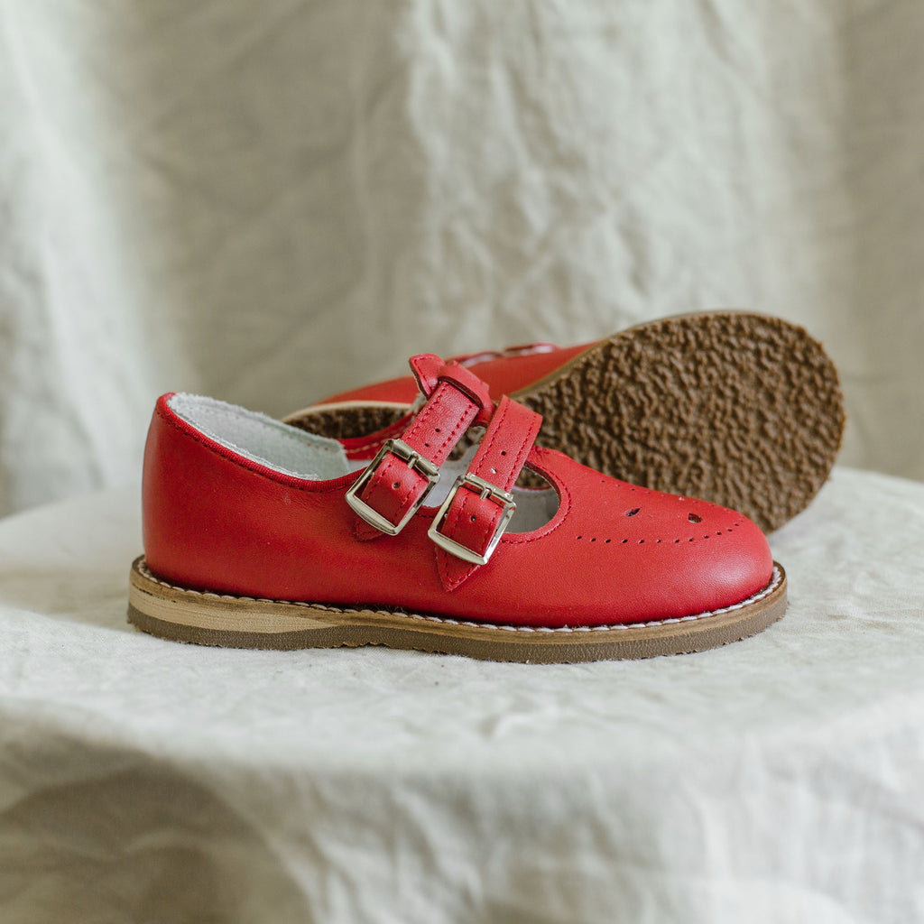 Claire T-Strap - Red Zimmerman Shoes 