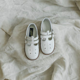 Claire T-Strap - White Zimmerman Shoes 