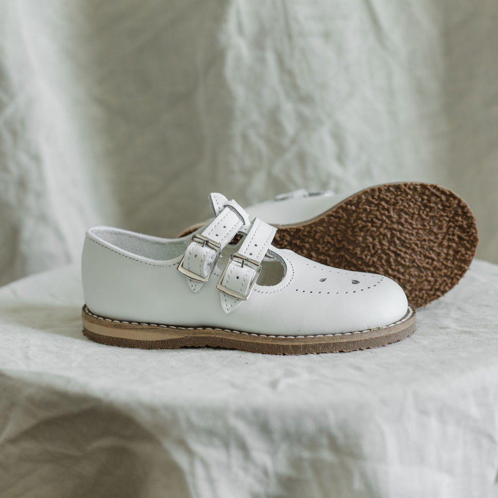 Claire T-Strap - White by Zimmerman Shoes Zimmerman Shoes 