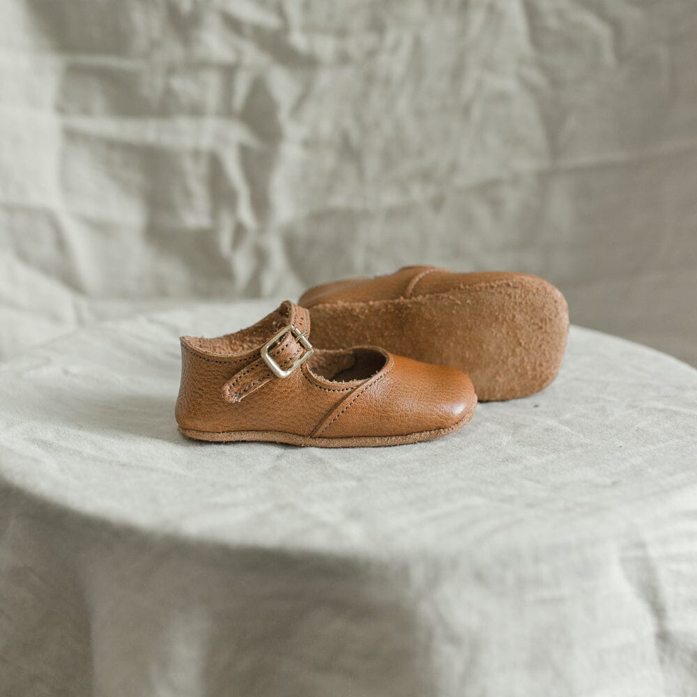 Soft Soled Mary Jane - Cognac Shoes Zimmerman Shoes 