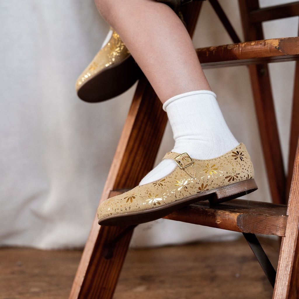 Riley Mary Jane - Gold Glitter Zimmerman Shoes 
