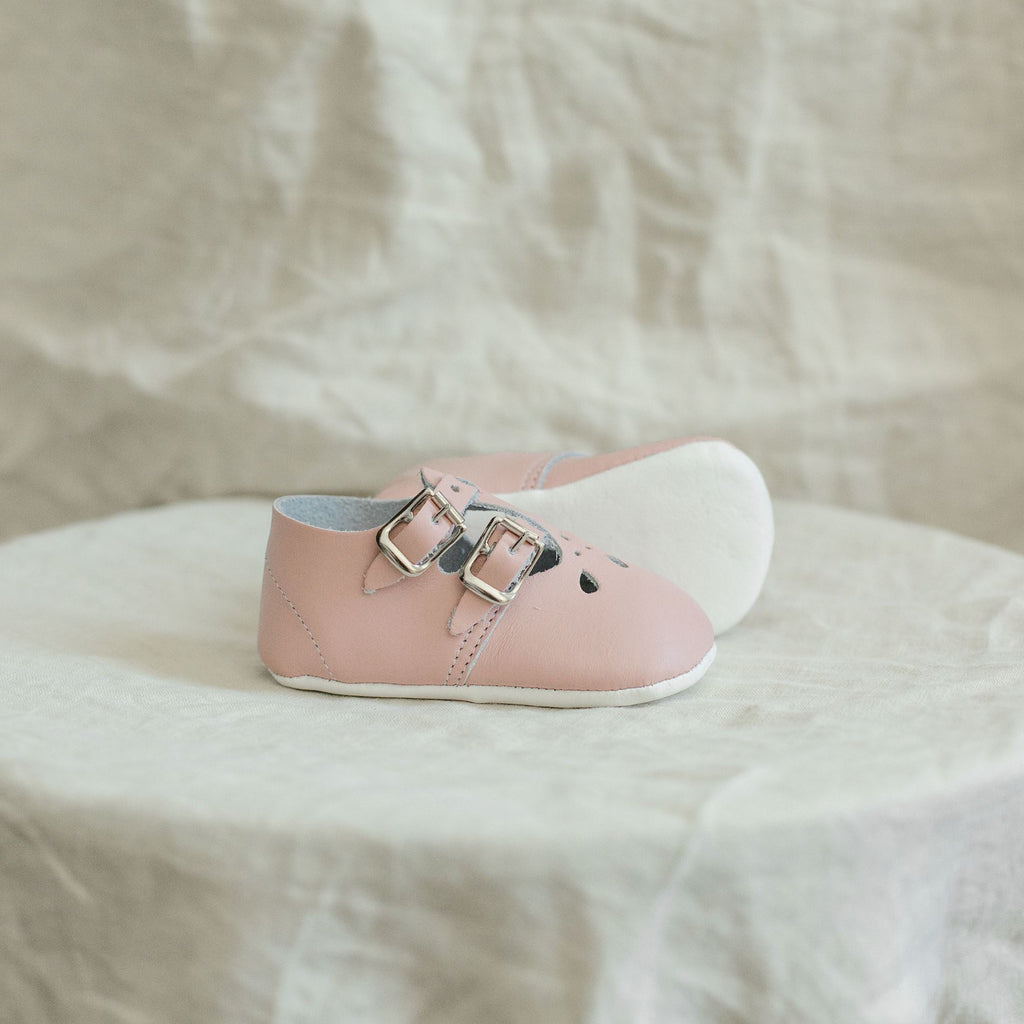 Soft Soled Double T-Strap - Pink Zimmerman Shoes 