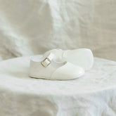 Soft Soled Mary Jane - Ivory Patent by Zimmerman Shoes Zimmerman Shoes 