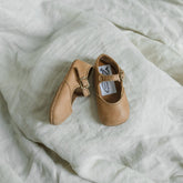 Soft Soled Mary Jane - Tan Shoes Zimmerman Shoes 