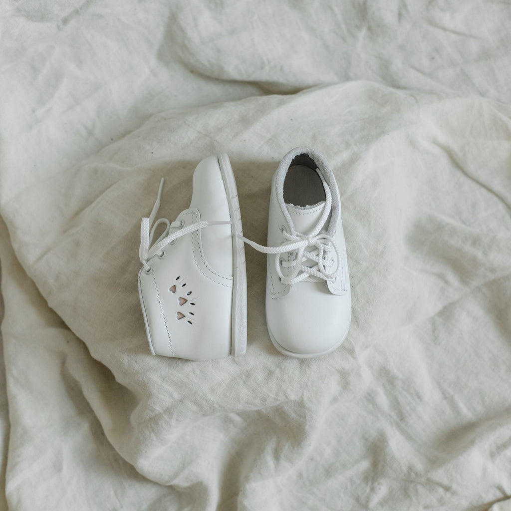 Tulip First Walker - White/Pink Zimmerman Shoes 