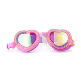 Pink All You Need is Love by Bling2o Swim Goggles & Masks Bling2o Pink 6+ up 