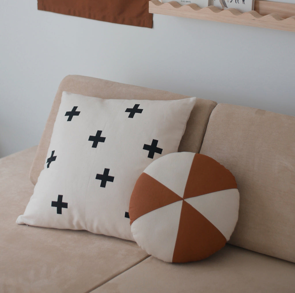 swiss cross pillow cover Throw Pillow Imani Collective 
