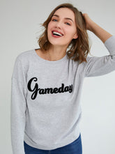 Shiraleah "Gameday" Sweatshirt, Grey by Shiraleah Shiraleah 