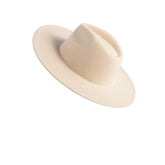 Shiraleah Clyde Felt Brim Hat With Interchangeable Trim, Cream by Shiraleah Shiraleah 