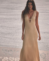 Klara Dress | Gold Dress Devon Windsor 
