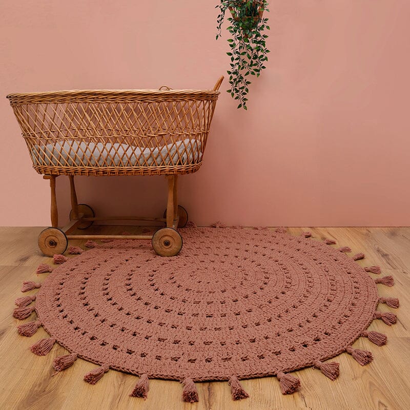 NILA CORK crochet children's rug Coton nattiot-shop-america 