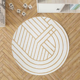 LUISA S geometric round rug Polypropylène nattiot-shop-america 