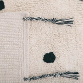 NÜMI Black children's rug with dots Coton nattiot-shop-america 