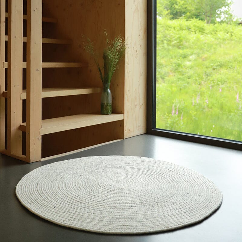 NEETHU NATURAL M felted wool rug Laine nattiot-shop-america 