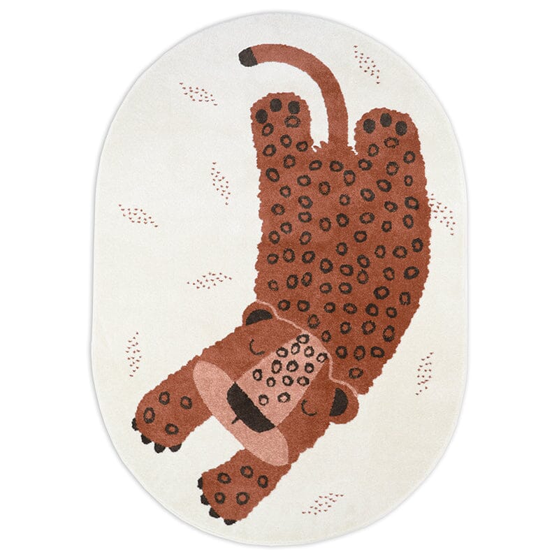 KLEO SIENNA little leopard children's rug Polypropylène nattiot-shop-america 